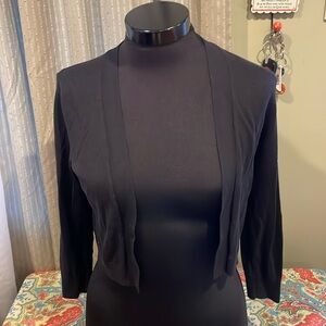 Talbots Black Shrug Cardigan XS